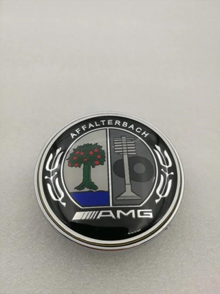 EMBLEMA LOGO CAPOT MERCEDES BENZ AMG 56 mm