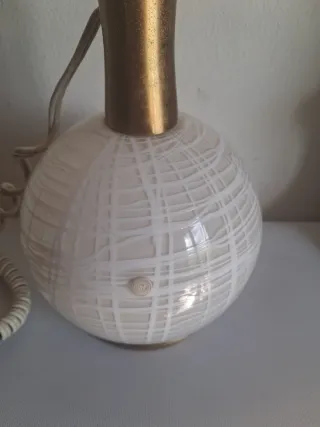 Lampada La Murrina vintage vetro e metallo