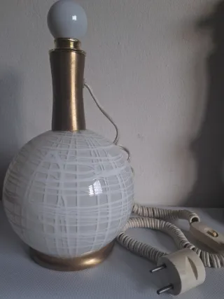Lampada La Murrina vintage vetro e metallo