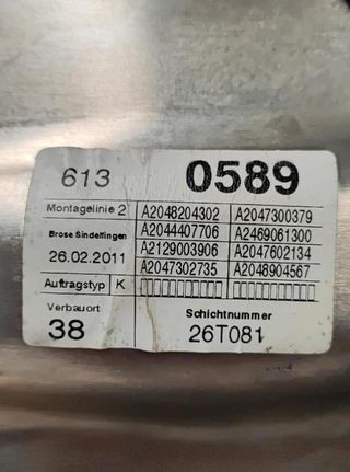 Mercedes-benz a2048204302 elevalunas clase 240171
