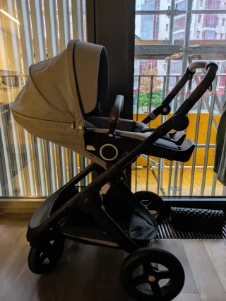 Silla Stokke Trailz + Capazo + Saco