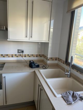 Cocina modular blanca