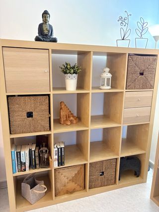 Estantería Kallax Ikea con Accesorios