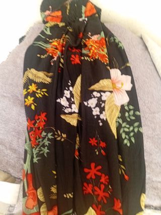 Pantalón estampado floral mujer talla XL