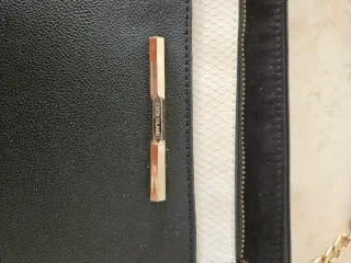 Bolso River Island 2 en 1 Negro y Dorado