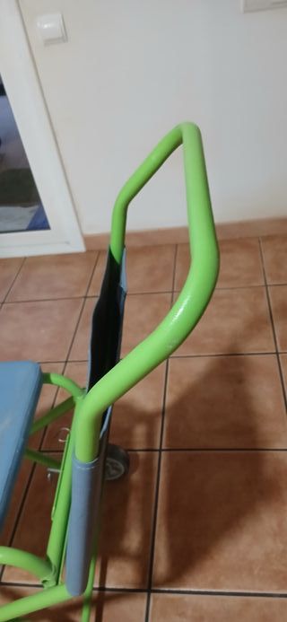 Silla de ruedas de traslado y/o escaleras