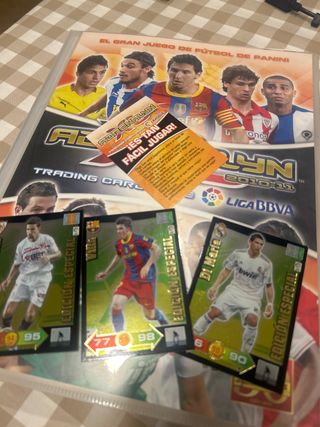 Álbum Panini Adrenalyn 2010-11 + Cromos