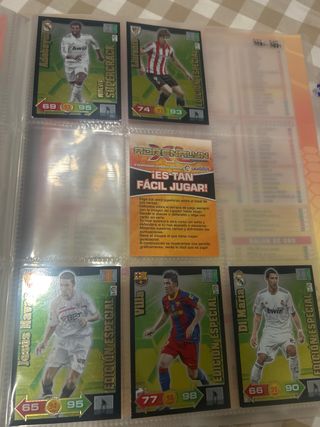 Álbum Panini Adrenalyn 2010-11 + Cromos