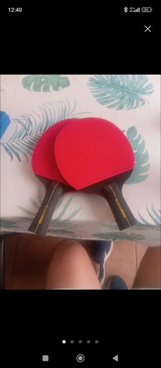 2 Raquetas Ping Pong Mango Largo