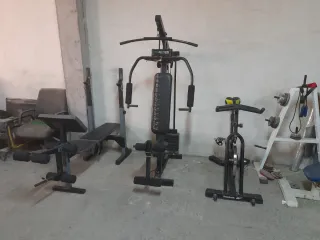 Lote de máquinas de musculación
