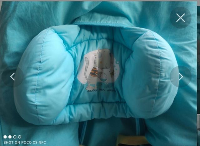 Hamaca bebé azul y verde