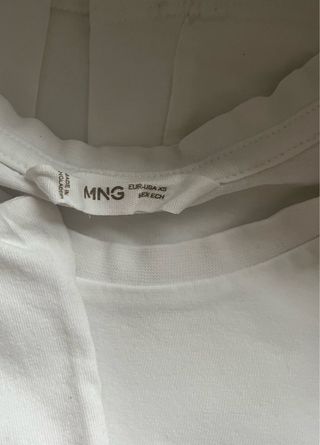 Lote 4 Camisetas Blancas Estampadas