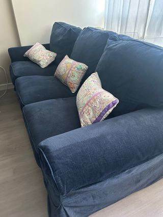 Sofá Cama 3 Plazas con doble Colchón Incluido