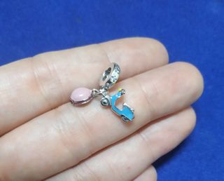 Charm Moto Vespa Casco Pulsera Pandora collar plat