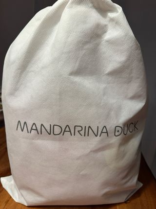 Borsa Mandarina Duck pelle rossa, Nuova.
