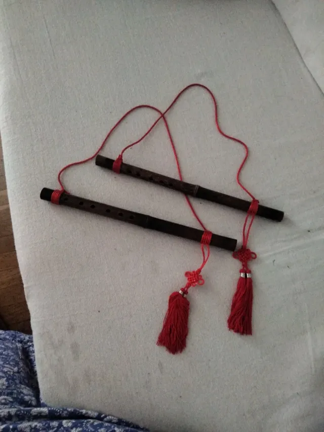 Juego flautas bambú Feng Shui