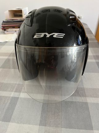 Casco Moto BYE Talla M Negro