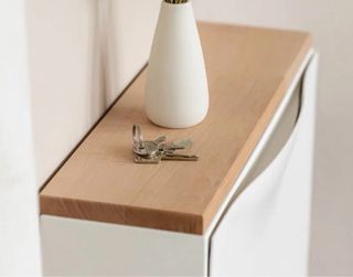 Tabla zapatero madera ikea