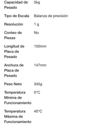 Báscula Precisión RS PRO