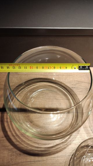 Set 3 Vasi Vetro Pesci/Piante