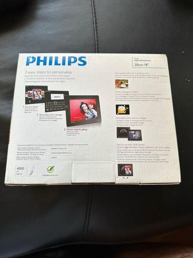 Cornice digitale Philips 20 cm