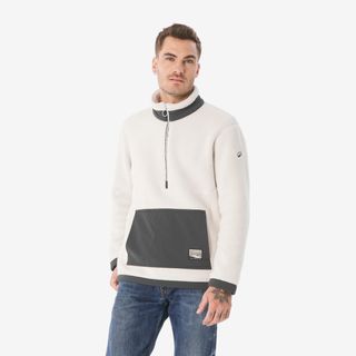 Sudadera polar montaña y trekking media cremallera Hombre