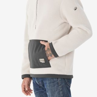 Sudadera polar montaña y trekking media cremallera Hombre