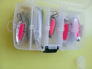 Surtido de pesca: señuelos y accesorios