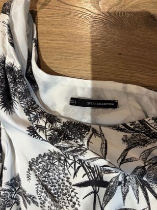 Vestido Sfera Asimétrico Estampado Talla M