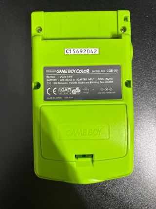 Nintendo Game Boy Color Verde