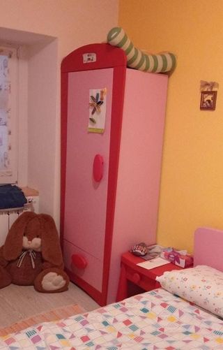 Cameretta Ikea Mammut rosa