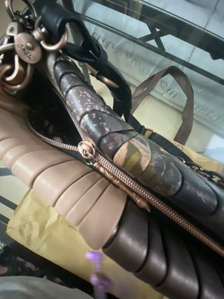 Bolso Anekke Beige y Plateado