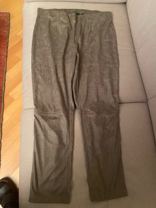 Pantaloni in tessuto similpelle