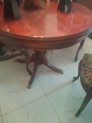 Conjunto Mesa Comedor y 6 Sillas Madera