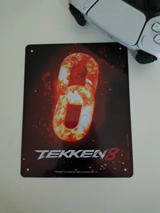Placa Metálica Oficial Tekken 8