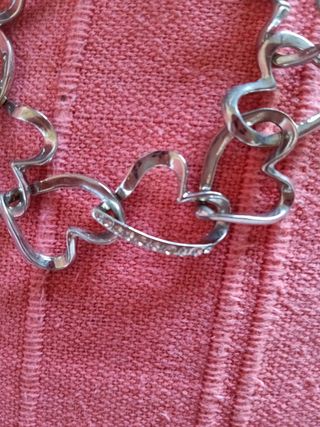 Pulsera J.M. Anta Plata Corazones