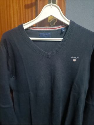Jersey Gant azul hombre Talla S