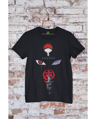 Camiseta Naruto Sasuke Hombre