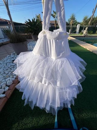 Cancán de tul para niña, talla 60, nuevo con 1 uso