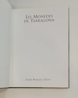 Libro Les monedas de Tarragona 