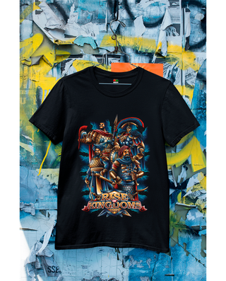 Camiseta Rise of Kingdoms Hombre Negra