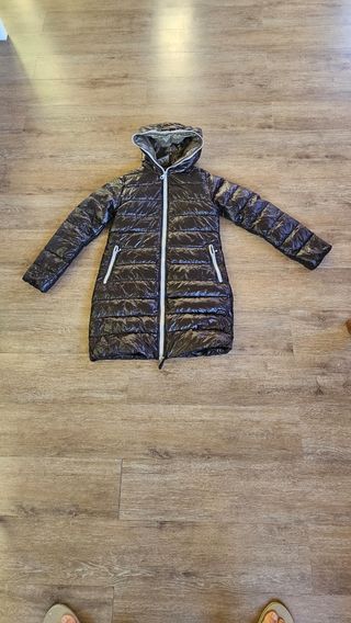 Giubbotto Duvetica donna lungo nero tg 44