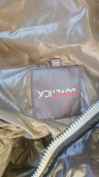 Giubbotto Duvetica donna lungo nero tg 44