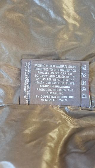 Giubbotto Duvetica donna lungo nero tg 44