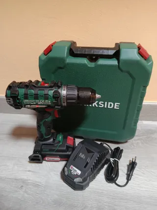 Taladro Parkside 20V + Batería 20V 2Ah + CARGADOR 