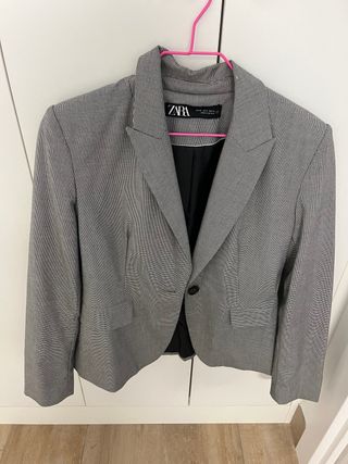 Americana Zara Gris Talla M