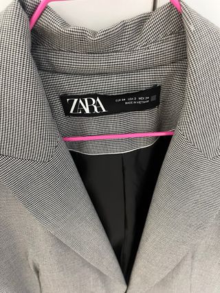 Americana Zara Gris Talla M