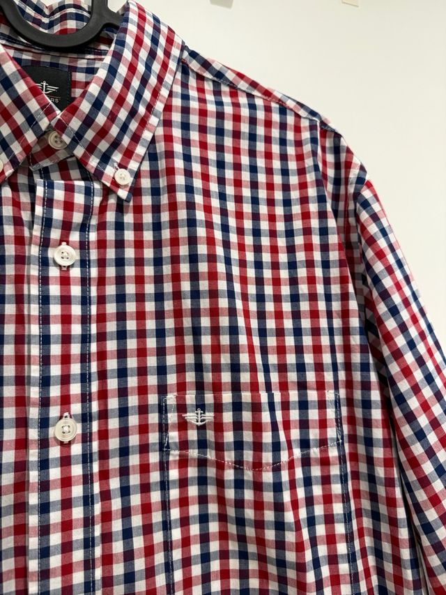 Camisa Dockers cuadros hombre Talla M