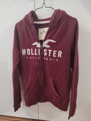 Sudadera Hollister Roja Talla S