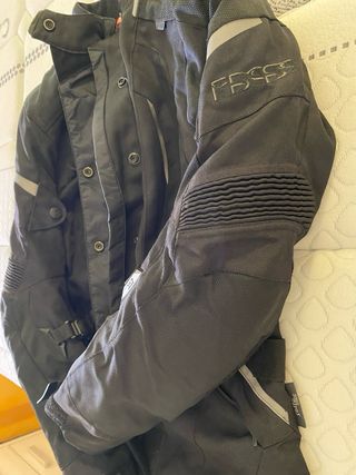 Giacca da moto nera da donna Ixs